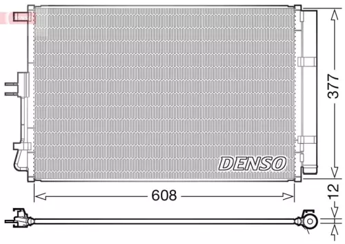 Condensor, airconditioning DENSO DCN43003)