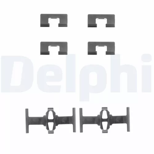 Accessoirekit, schijfremblokken DELPHI LX0197)