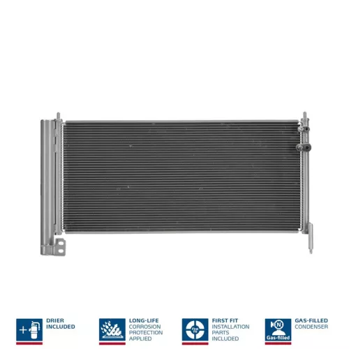 Condenser, air conditioning NISSENS 940487)