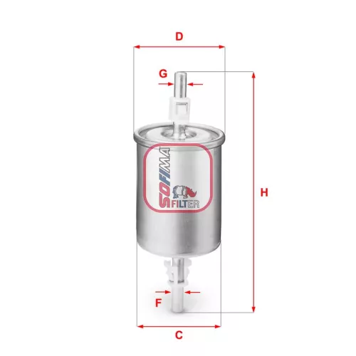 Fuel Filter SOFIMA S 1515 B)