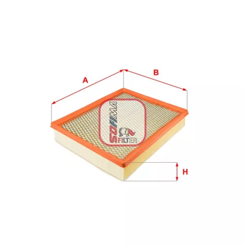 Air Filter SOFIMA S 3802 A)