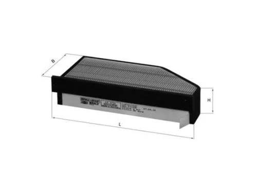 Air Filter KNECHT LX 1710)