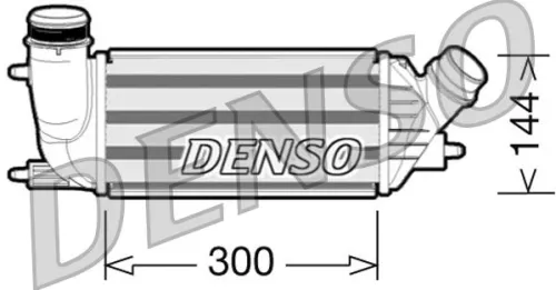Charge Air Cooler DENSO DIT07001)
