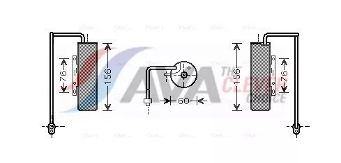Wasdroger, airconditioning AVA QUALITY COOLING OLD453)