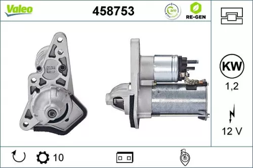 Starter VALEO 458753)