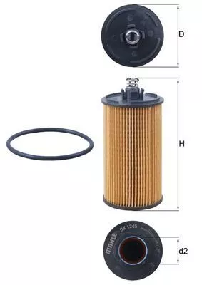 Oliefilter KNECHT OX 1077D)