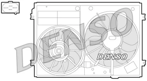 Fan, engine cooling DENSO DER32012)