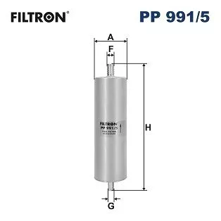 Brandstoffilter FILTRON PP 991/5)