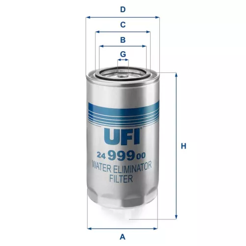 Fuel Filter UFI 24.999.00)