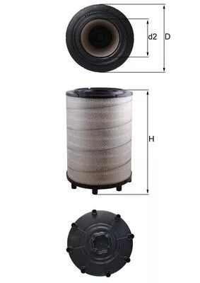 Air Filter KNECHT LX 1024)