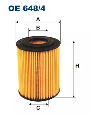 Oil Filter FILTRON OE 648/4)