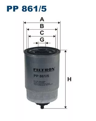 Fuel Filter FILTRON PP 861/5)