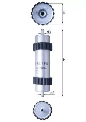Fuel Filter KNECHT KC 623)