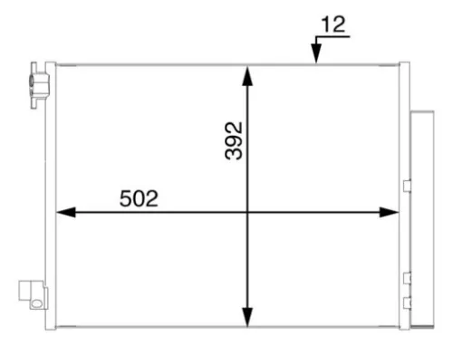 Condenser, air conditioning MAHLE AC 73 000S)