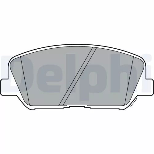 Brake Pad Set, disc brake DELPHI LP2477)