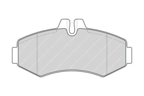 Brake Pad Set, disc brake FERODO FVR1304)