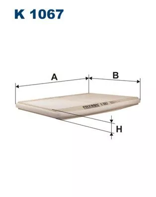 Filter, cabinelucht FILTRON K 1067)