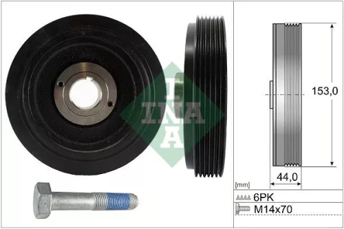 Riempoelieset, krukas Schaeffler INA 544 0042 20)