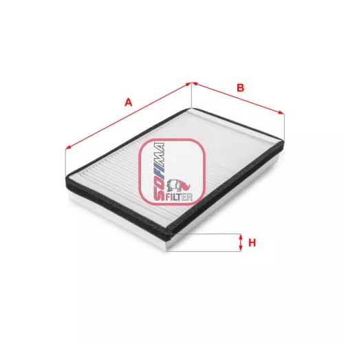 Filter, cabinelucht SOFIMA S 3033 C)