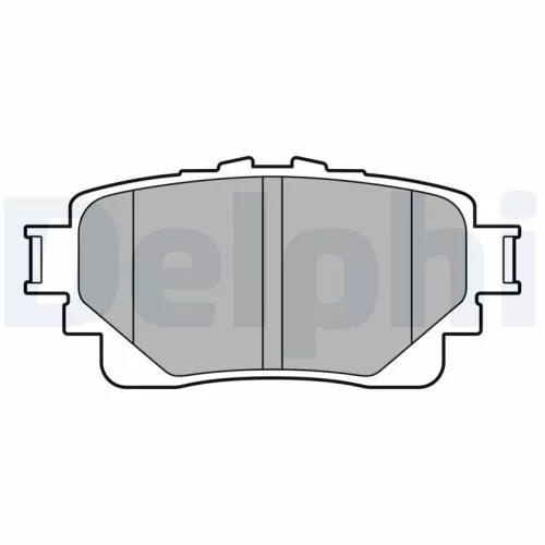 Brake Pad Set, disc brake DELPHI LP3599)