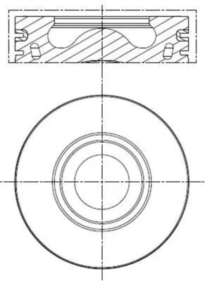 Zuiger MAHLE 013 PI 00136 000)