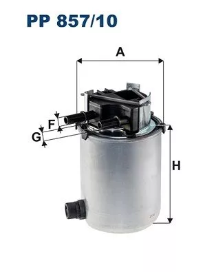 Fuel Filter FILTRON PP 857/10)