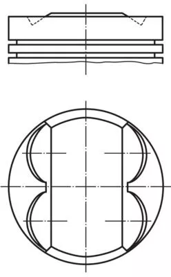 Zuiger MAHLE 011 PI 00113 000)