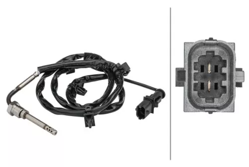 Sensor, uitlaatgastemperatuur HELLA 6PT 358 181-401)