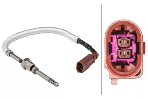 Sensor, uitlaatgastemperatuur HELLA 6PT 358 181-531)