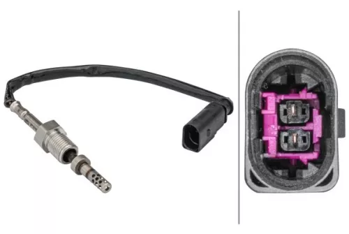 Sensor, exhaust gas temperature HELLA 6PT 358 181-591)