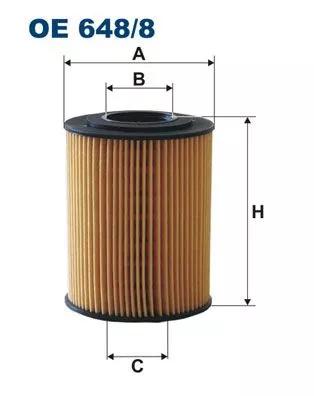 Oil Filter FILTRON OE 648/8)