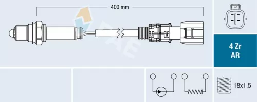 Oxygen Sensor FAE 75639)