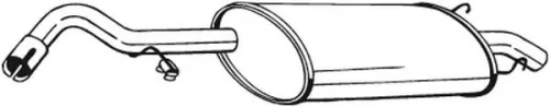 Rear Muffler  154-409)