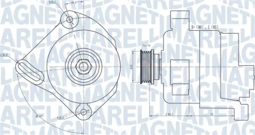 Dynamo MAGNETI MARELLI 063731886010)