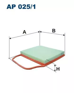 Air Filter FILTRON AP 025/1)