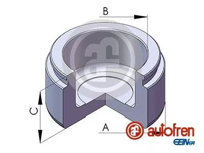Zuiger, remklauw AUTOFREN SEINSA D025106)
