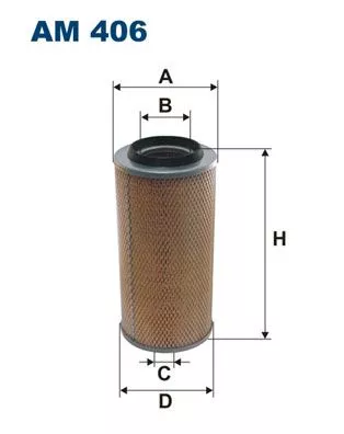Luchtfilter FILTRON AM 406)