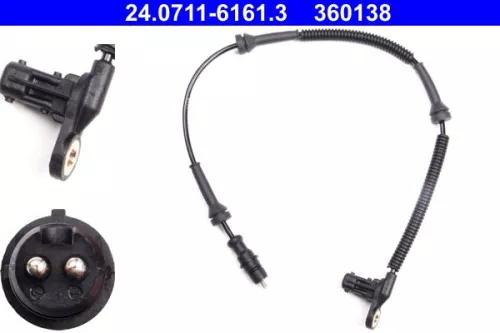 Sensor, wielsnelheid ATE 24.0711-6161.3)