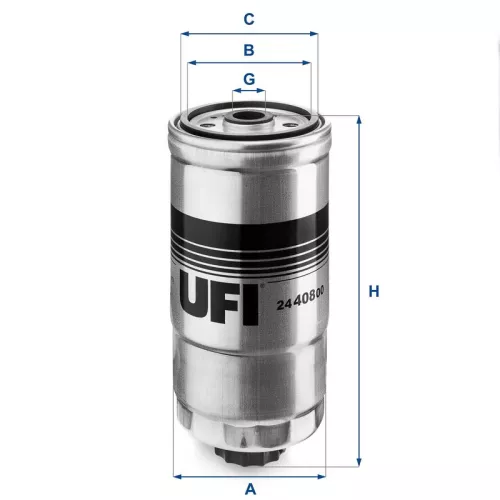Fuel Filter UFI 24.408.00)