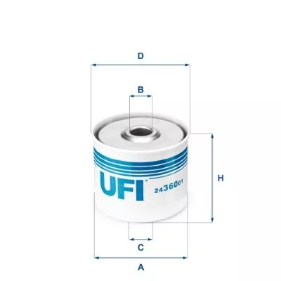 Fuel Filter UFI 24.360.01)