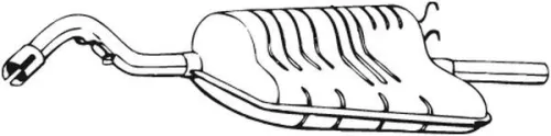 Achterdemper BOSAL 154-563)