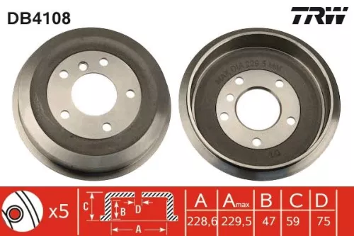 Remtrommel TRW DB4108)