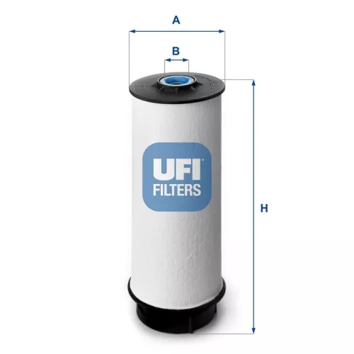 Brandstoffilter UFI 26.034.00)