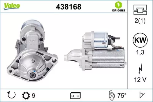 Starter VALEO 438168)