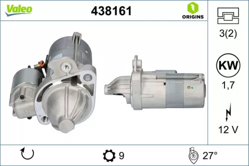 Starter VALEO 438161)