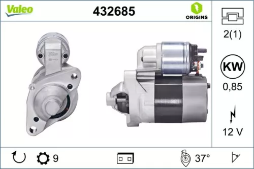 Starter VALEO 432685)