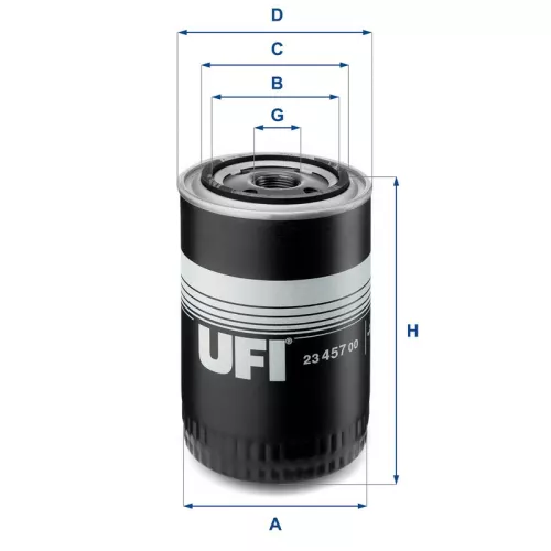 Oil Filter UFI 23.457.00)