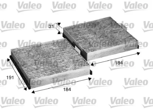Filter, cabinelucht VALEO 715568)