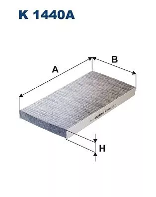 Filter, cabinelucht FILTRON K 1440A)