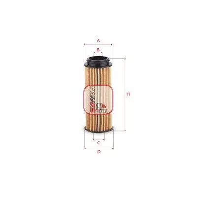 Oil Filter SOFIMA S 5252 PE)